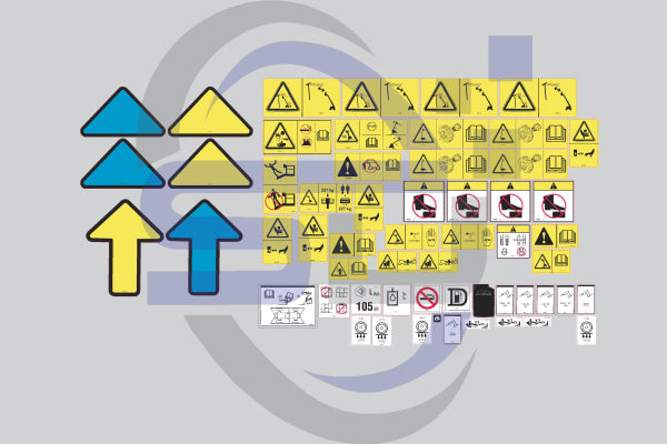 Genie S-125 Safety Decal Kit - Safety Decals Ltd