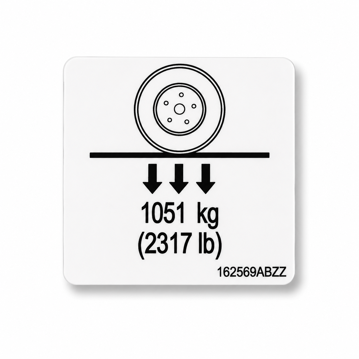 Skyjack Single Decal 162569