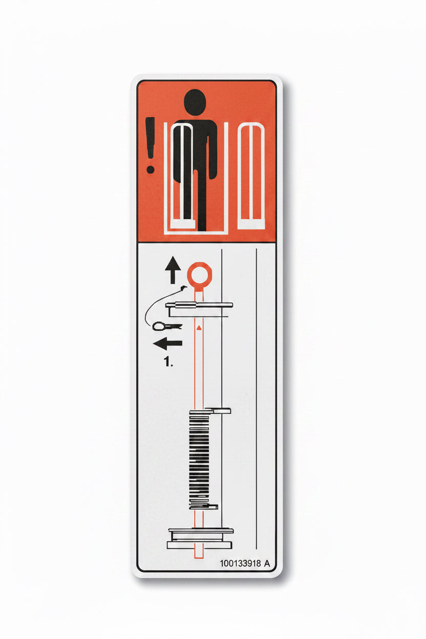 JLG Single Decal, 1001339918A