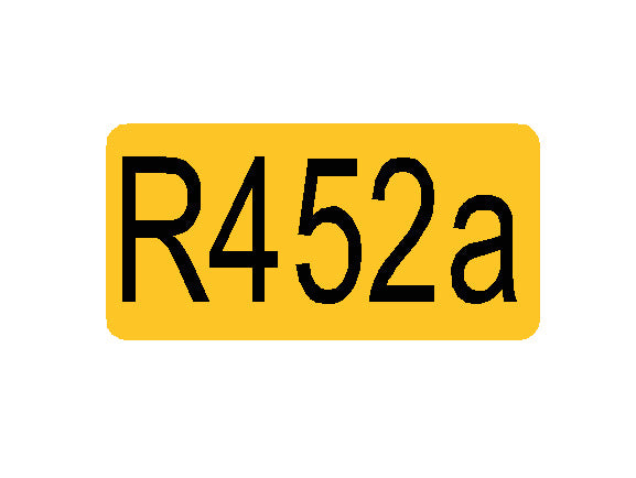 R452a gas decal