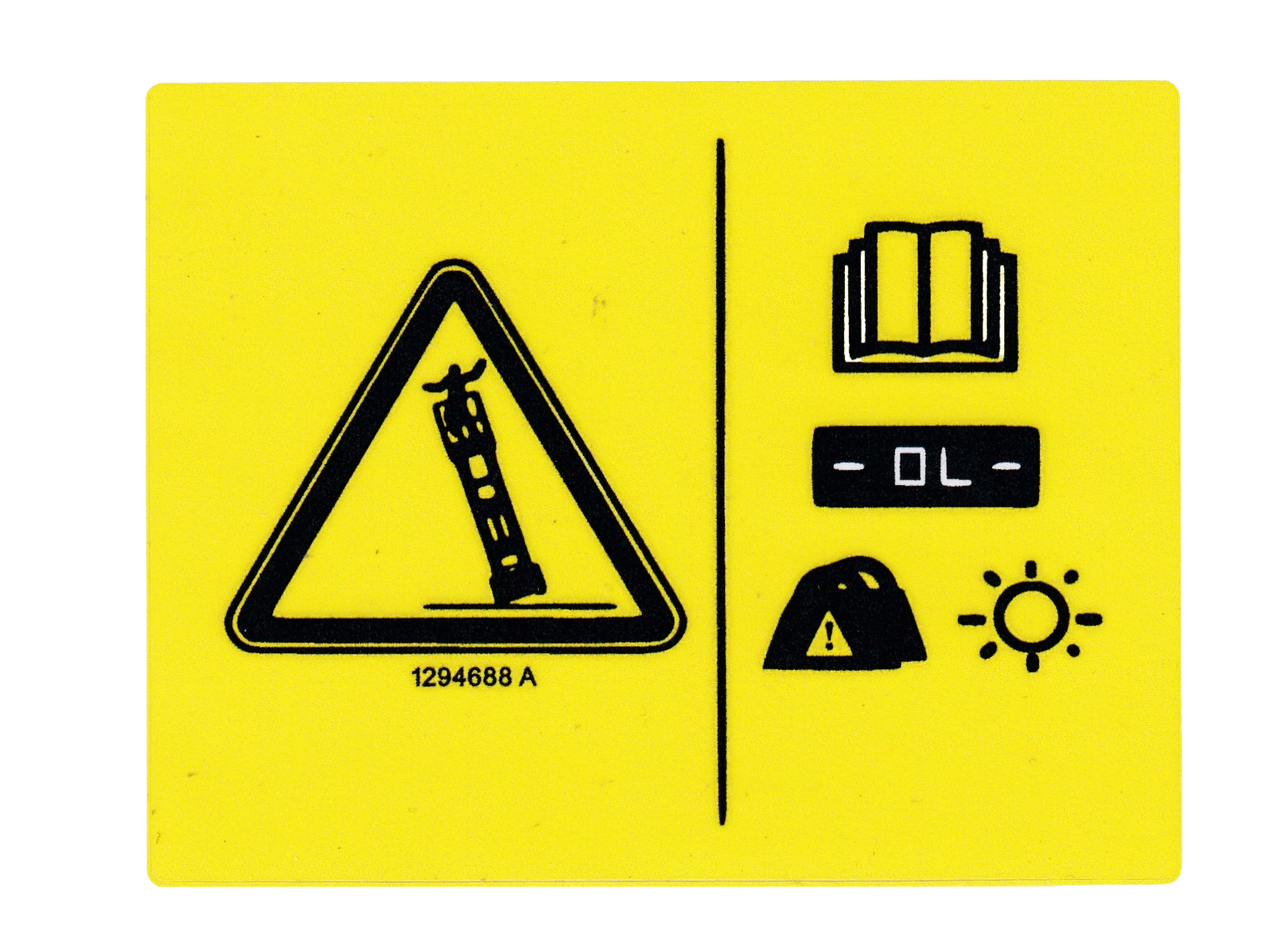 Genie single decal, platform overload mini 1294688GT