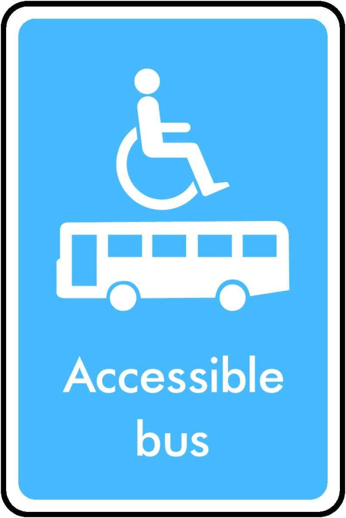 Accessible bus - Safety Decals Ltd