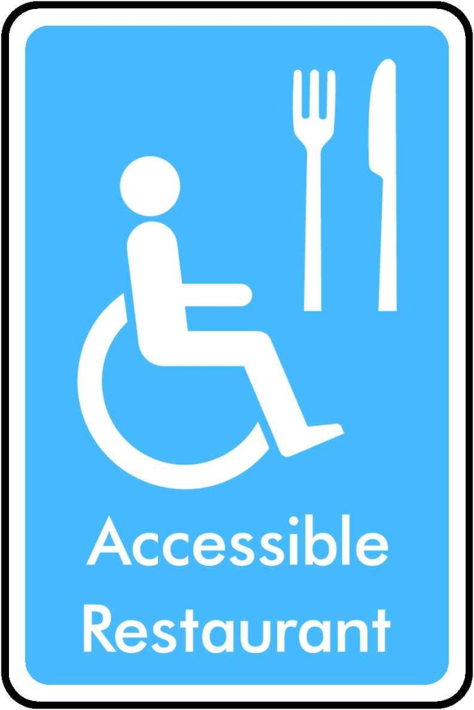 Accessible Restaurant - Safety Decals Ltd