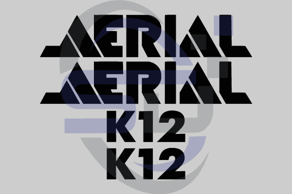 Aerial K12, Cosmetic Decal, Decal Kit - Safety Decals Ltd