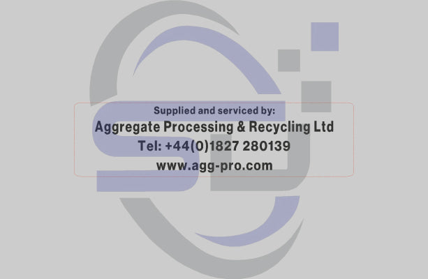 Agg-Pro Supplied/Serviced By Decal, 401mm x 106mm - Safety Decals Ltd
