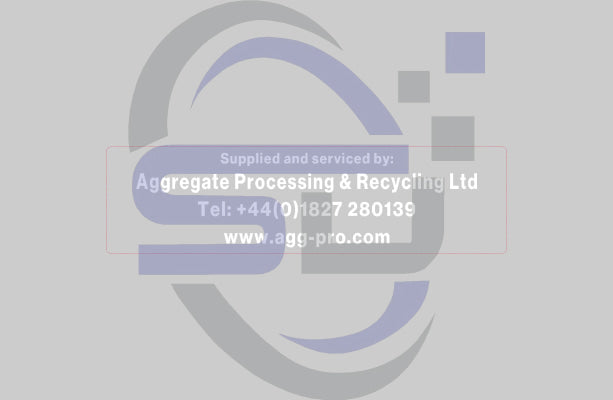 Agg-Pro Supplied/Serviced By Decal, 401mm x 106mm - Safety Decals Ltd