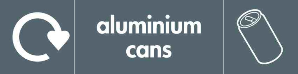 aluminium cans recycling - Safety Decals Ltd