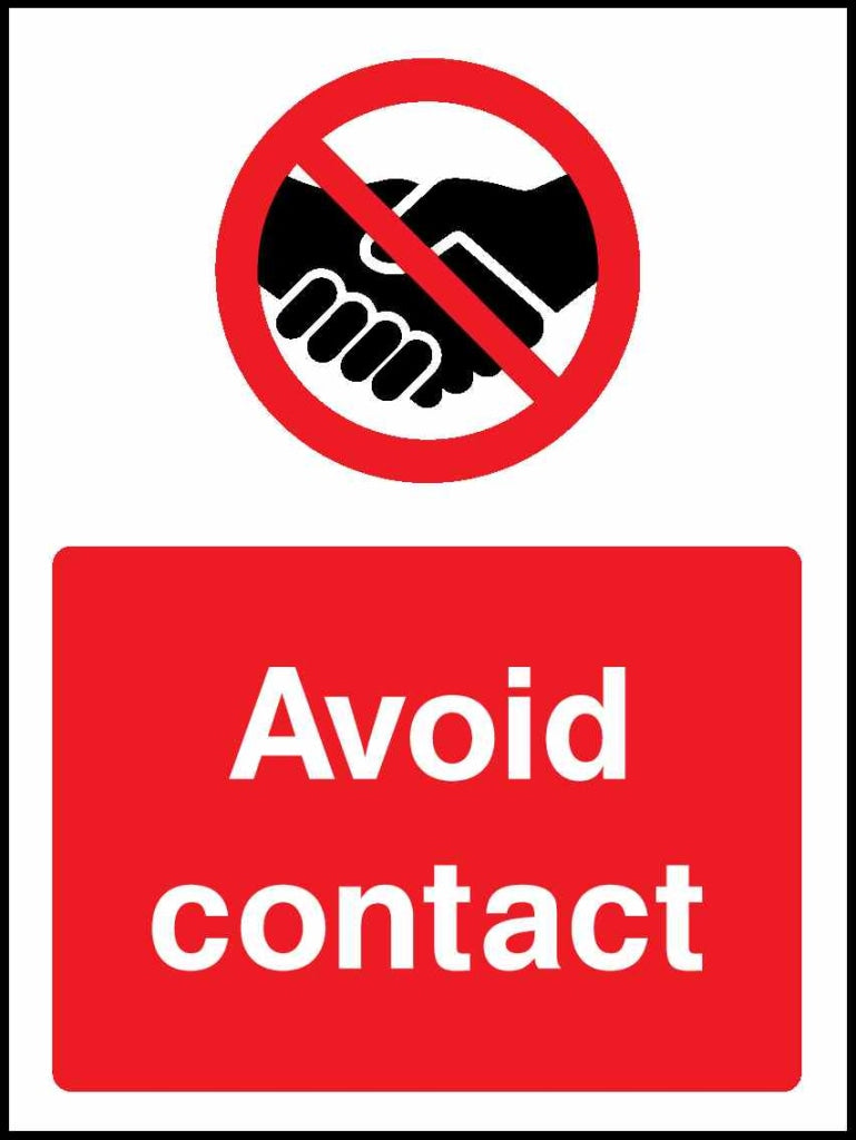 Avoid contact - Safety Decals Ltd