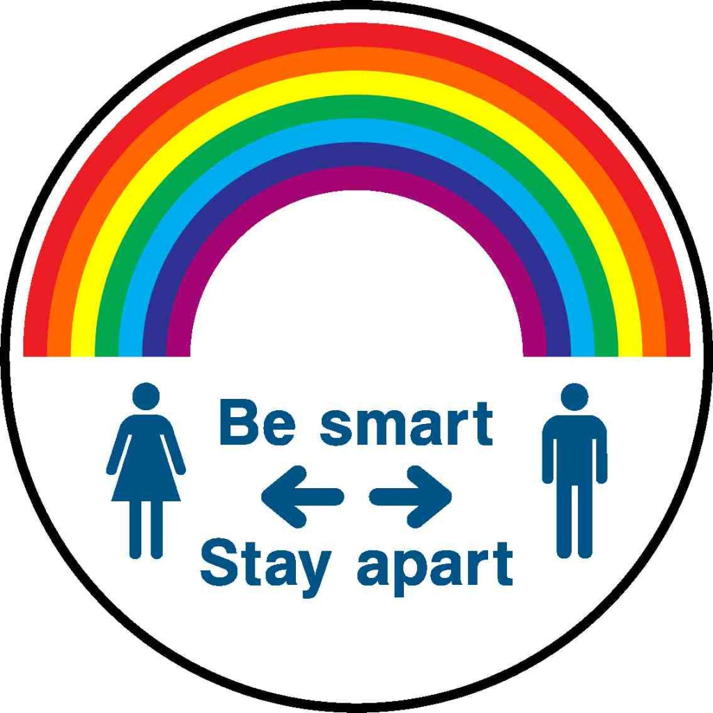 Be smart Stay apart - Safety Decals Ltd