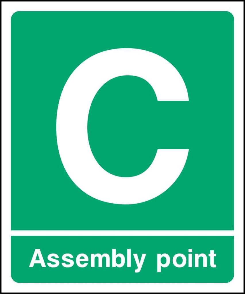 C
Assembly point - Safety Decals Ltd