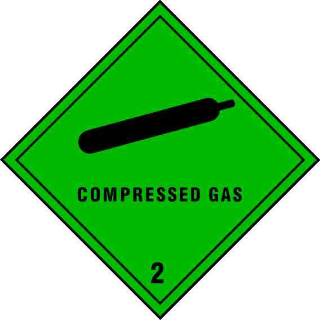 COMPRESSED GAS - Safety Decals Ltd