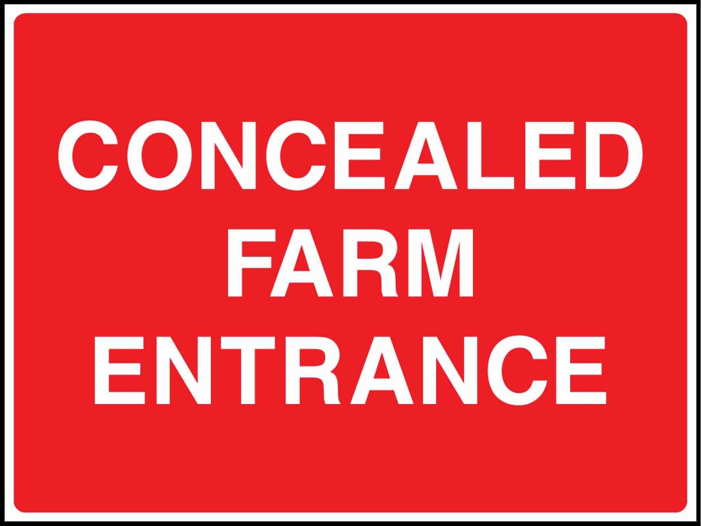 CONCEALED FARM ENTRANCE - Safety Decals Ltd