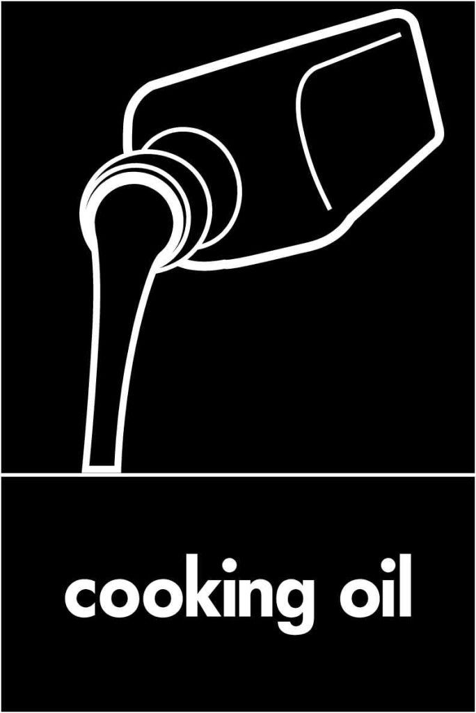 cooking oil - Safety Decals Ltd