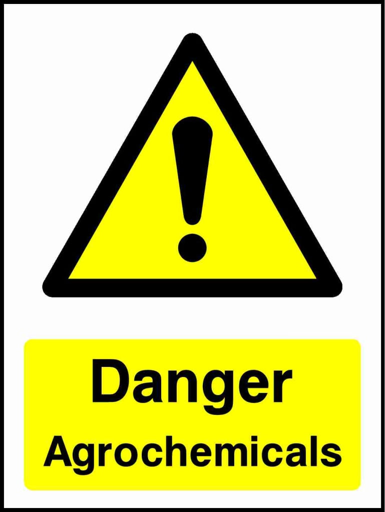 Danger Agrochemicals - Safety Decals Ltd