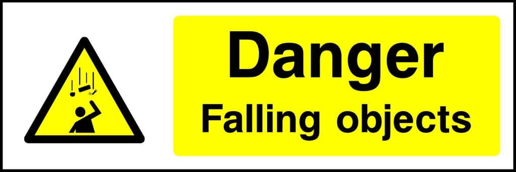 danger falling objects - Safety Decals Ltd