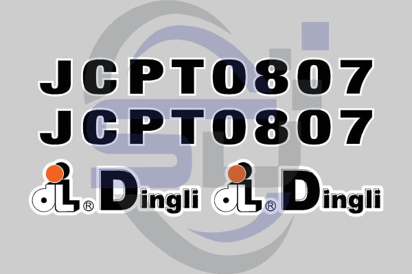 Dingli JCPT0807, Cosmetic Decal kit - Safety Decals Ltd