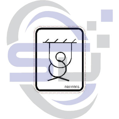 Dingli Single Decal 09310003 - Safety Decals Ltd