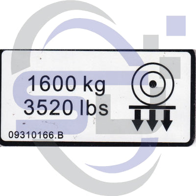 Dingli Single Decal 09310166 - Safety Decals Ltd