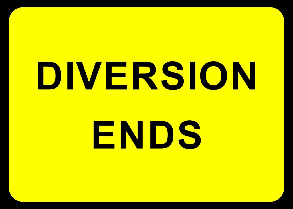 DIVERSION
ENDS - Safety Decals Ltd