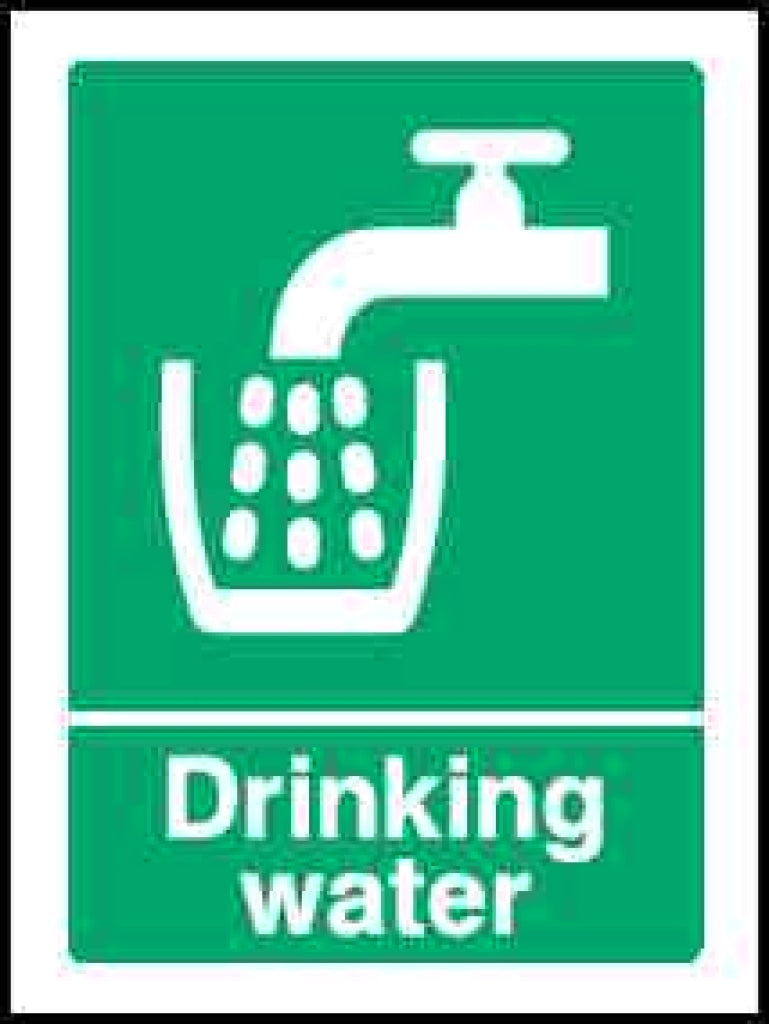 Drinking Water - Safety Decals Ltd