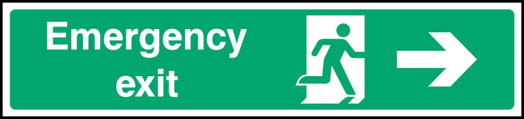 Emergency exit - Safety Decals Ltd