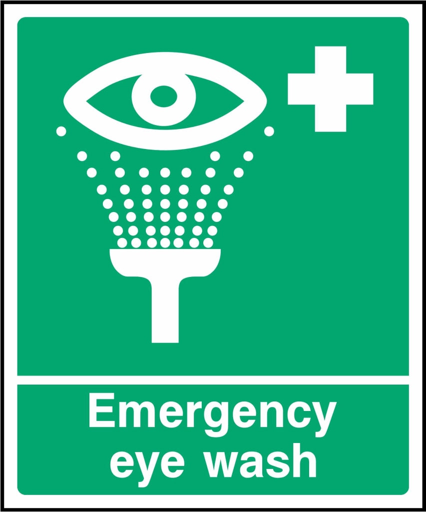 Emergency eye wash - Safety Decals Ltd