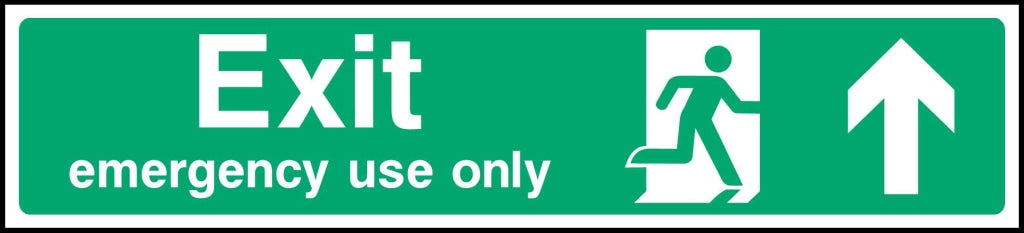 Exit
emergency use only - Safety Decals Ltd