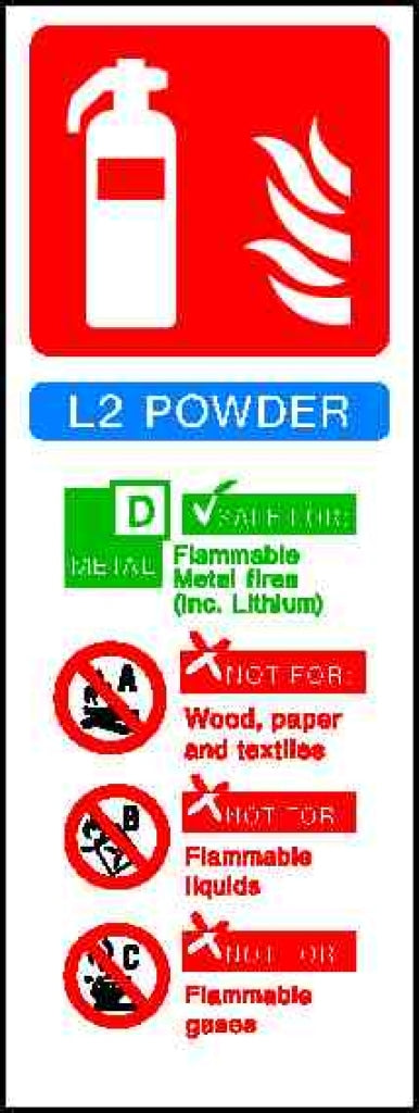 F
L2 POWDER
VSALE LOR
Bat-Metal firan Flammable (Inc. - Safety Decals Ltd