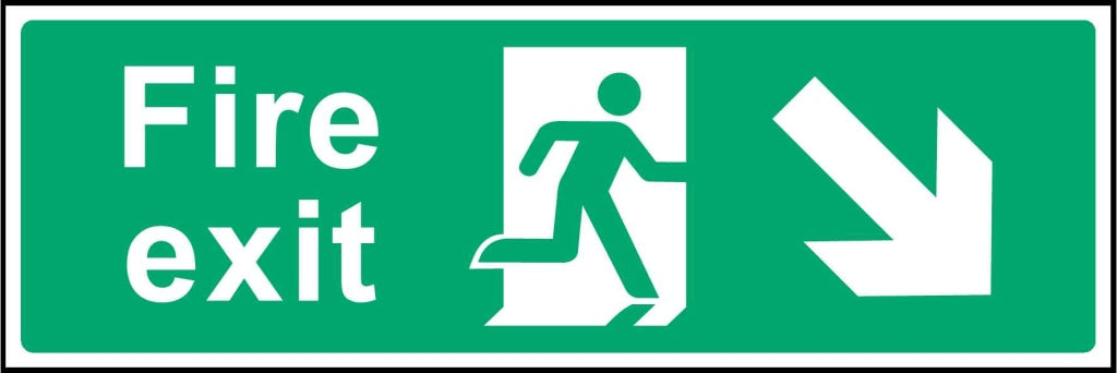 Fire exit - Safety Decals Ltd