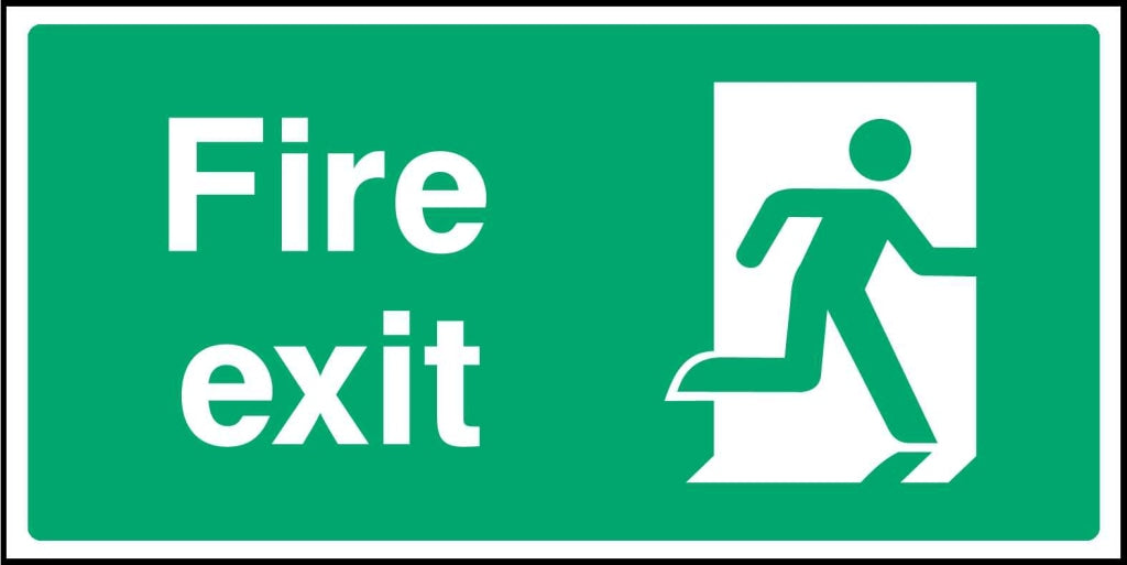 Fire exit - Safety Decals Ltd