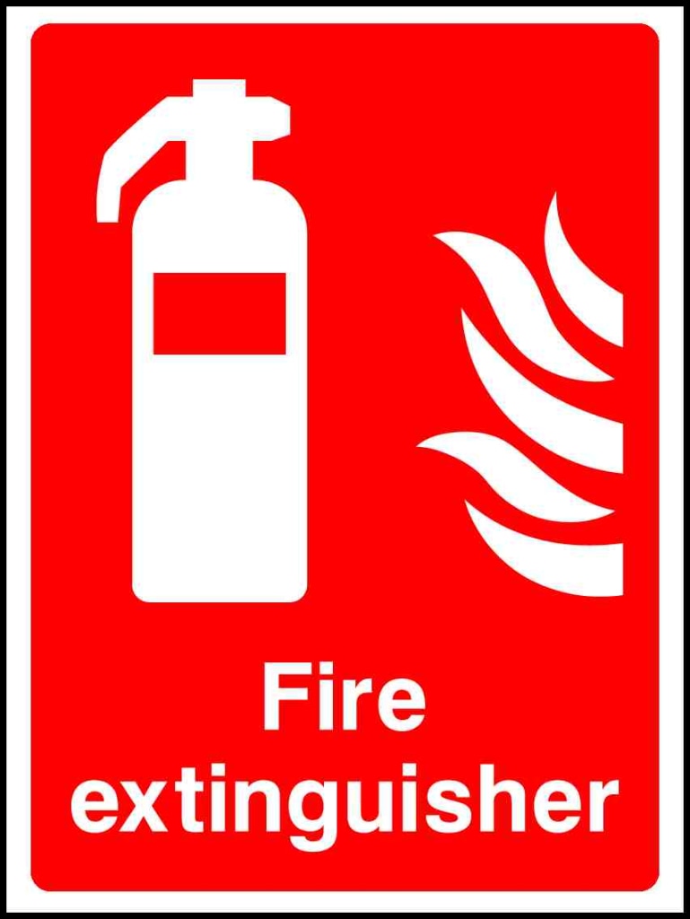 Fire
extinguisher - Safety Decals Ltd