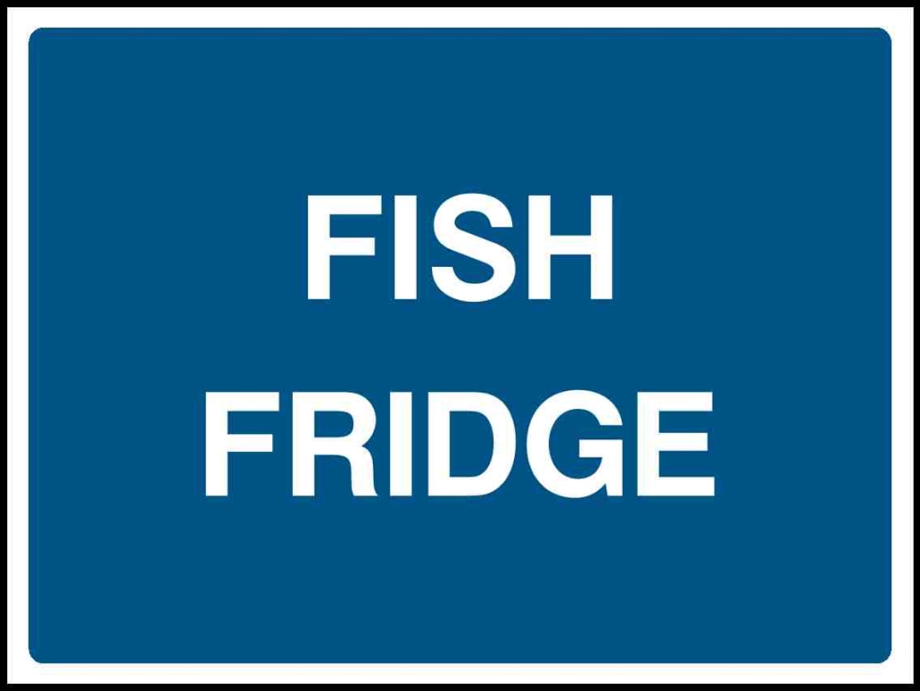 FISH FRIDGE - Safety Decals Ltd
