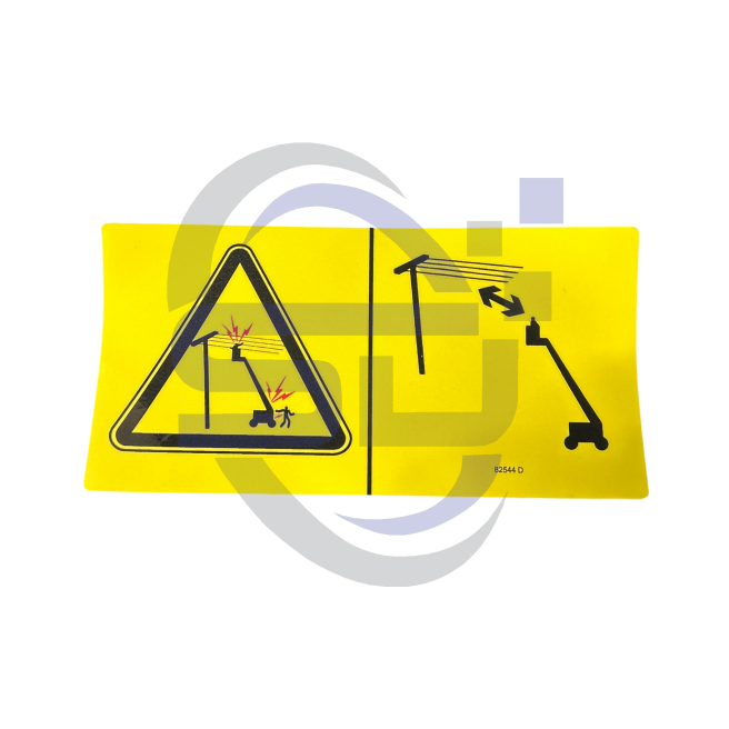 Genie Electrocution Hazard 82544GT Single Decals