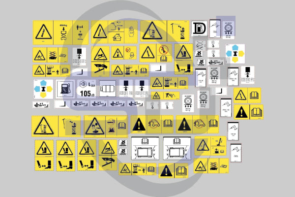Genie GS2669RT Safety Decal Kit 2011 to 2016 - Safety Decals Ltd