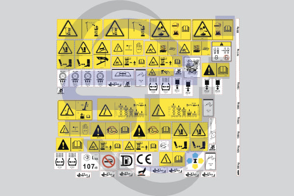Genie GS4390 Safety Decal, Decal Kit - Safety Decals Ltd
