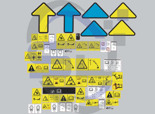 Genie Z40/23N RJ Safety Decal,Decal Kit - Safety Decals Ltd