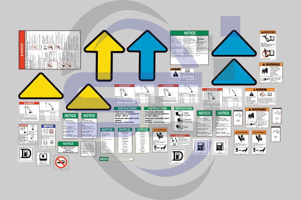 Genie Z45/22 IC Safety Decal Kit - Safety Decals Ltd