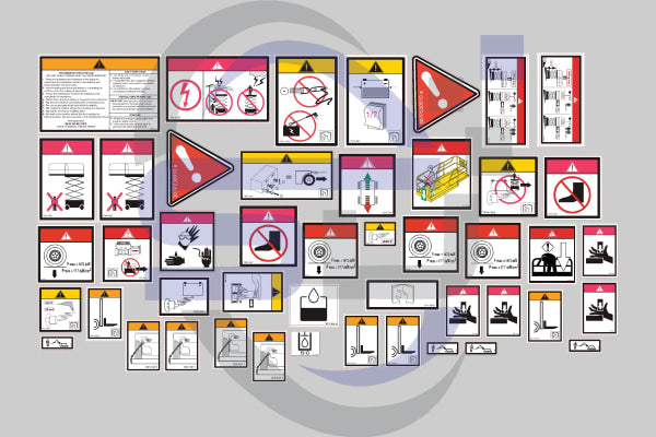 Haulotte Compact 10 Safety Decal, Decal Kit - Safety Decals Ltd