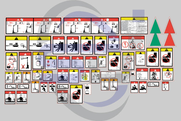 Haulotte Star 10 Safety Decal, Decal Kit - Safety Decals Ltd