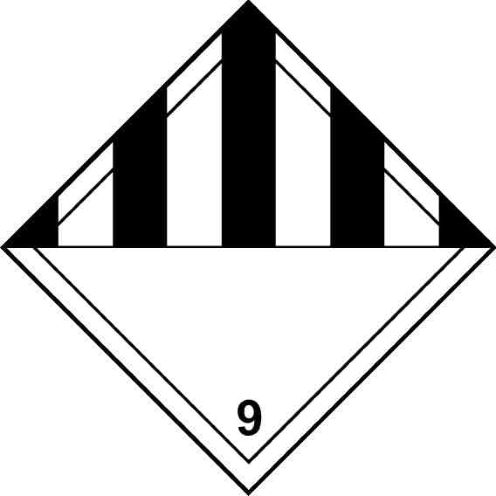 Hazardous substance diamond 2221- Class 9 - Safety Decals Ltd