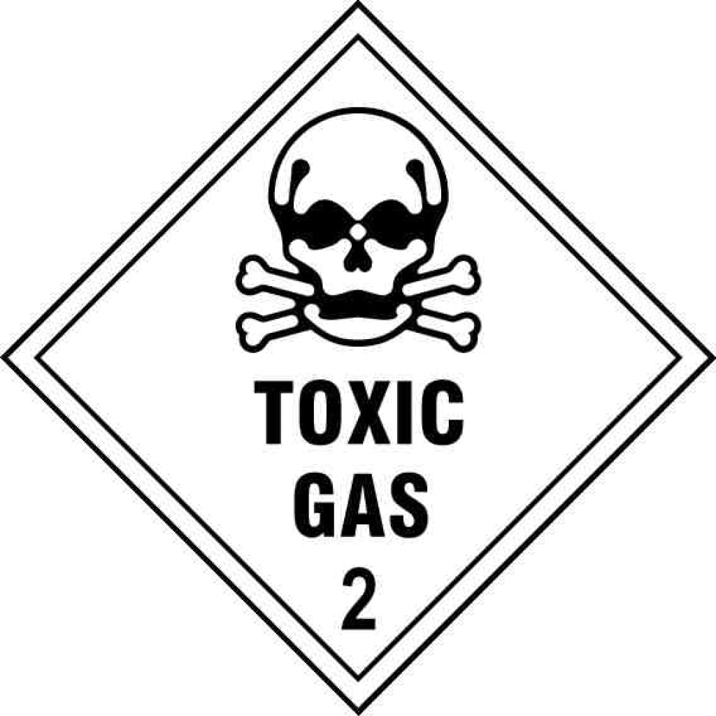 Hazardous substance diamond 2234- IMDG toxic gas class 2 - Safety Decals Ltd