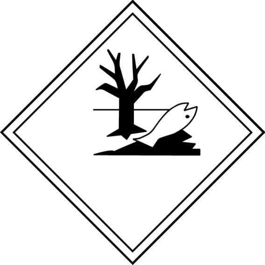 Hazardous Substance Diamond - Dangerous For Environment - Safety Decals Ltd