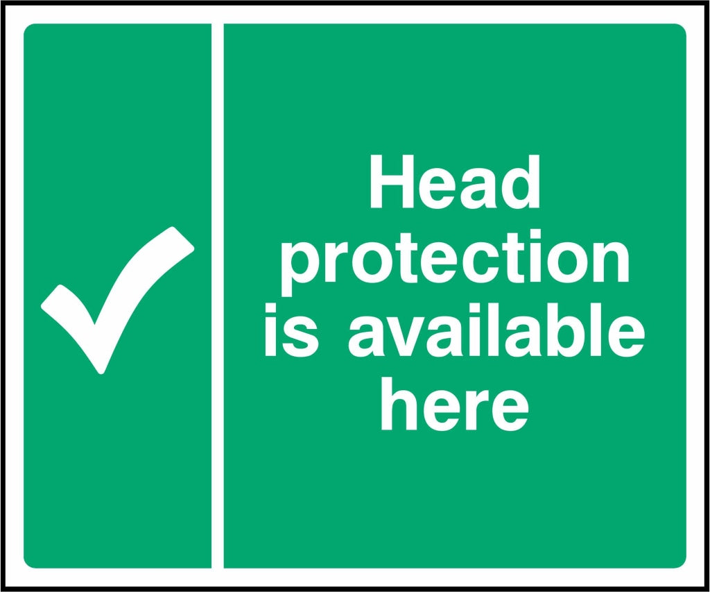 Head
protection is available here - Safety Decals Ltd