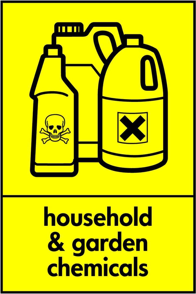 household & garden chemicals - Safety Decals Ltd