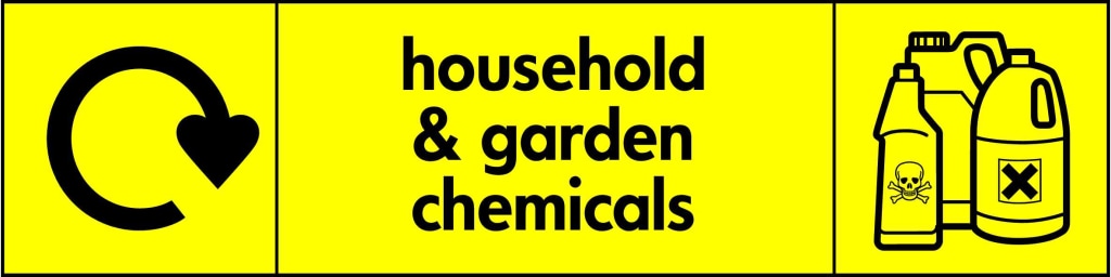 household & garden chemicals - Safety Decals Ltd
