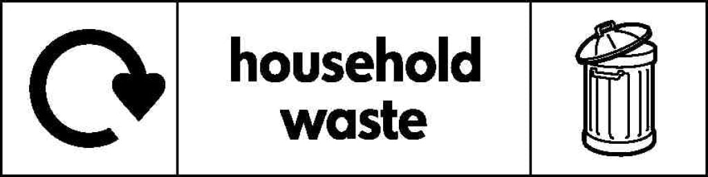 Household Waste - Safety Decals Ltd