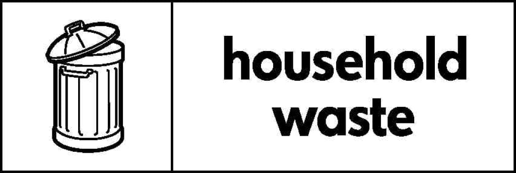 Household Waste - Safety Decals Ltd