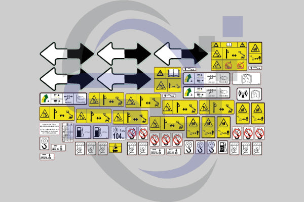 JLG 660SJ Safety Decal Kit, Sticker Kit - Safety Decals Ltd