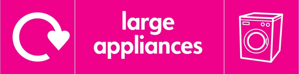 large appliances - Safety Decals Ltd