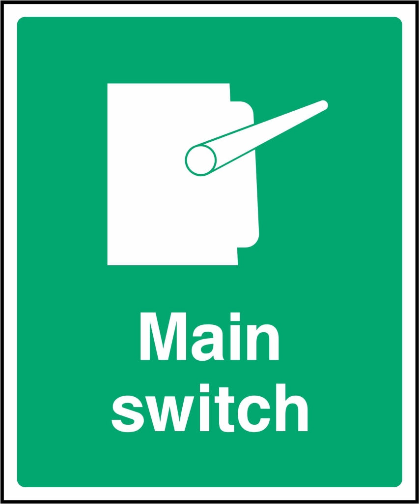 Main switch - Safety Decals Ltd